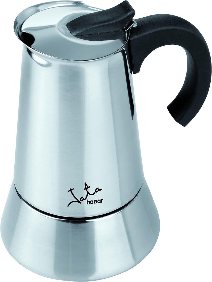 Espressokoker - Koffiezetter fornuis - Traditionele koffie - Roestvrij staal - 6 kopjes