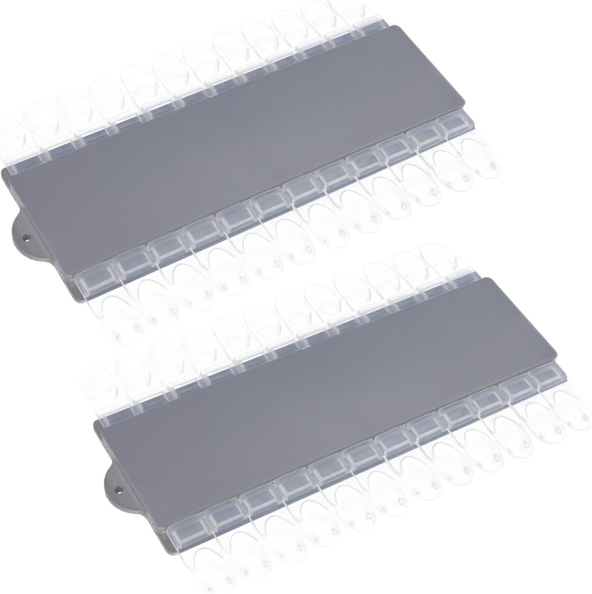 Nagelkleur Display - Kleurenkaart - Manicure Presentatie - 2 Stuks - 165 x 10 cm - Wit