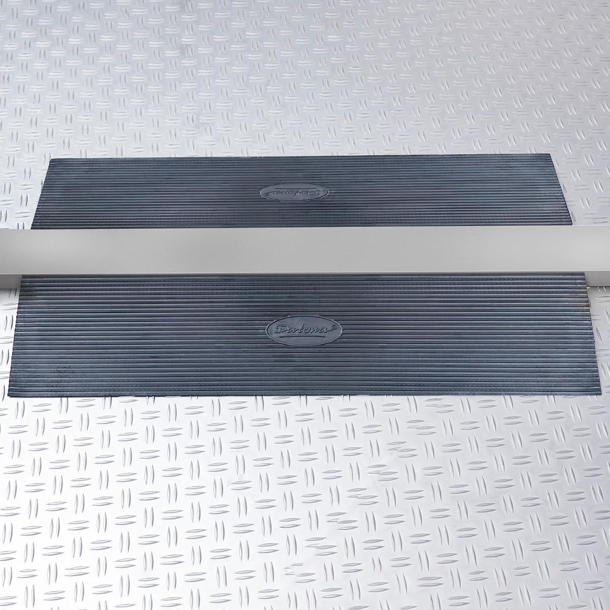 Rubberen drempelhulp - Oprijplaat - Obstakels Overbruggen - Antislip profiel - 90cm breed