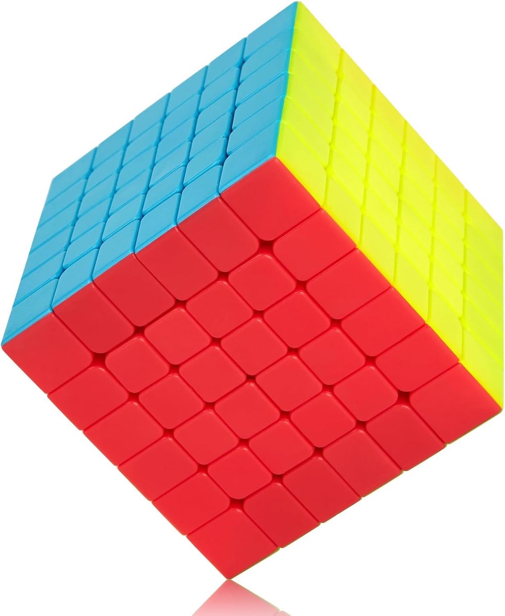 Speed Cube - Magische Kubus - Hersentraining - Stickerloos & Snel - 6x6x6 cm - Multicolor