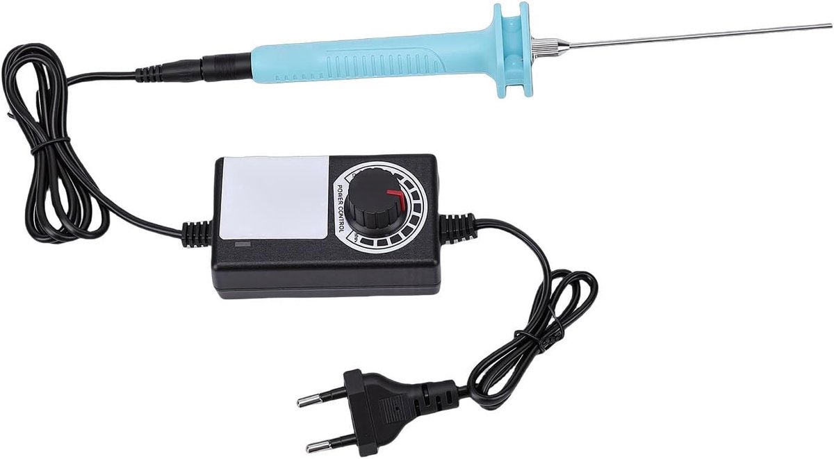 Elektrische Schuimsnijder - Hete Draad Pen - Precisie Snijden - Verstelbare Temperatuur - 10 cm Pen - Zwart