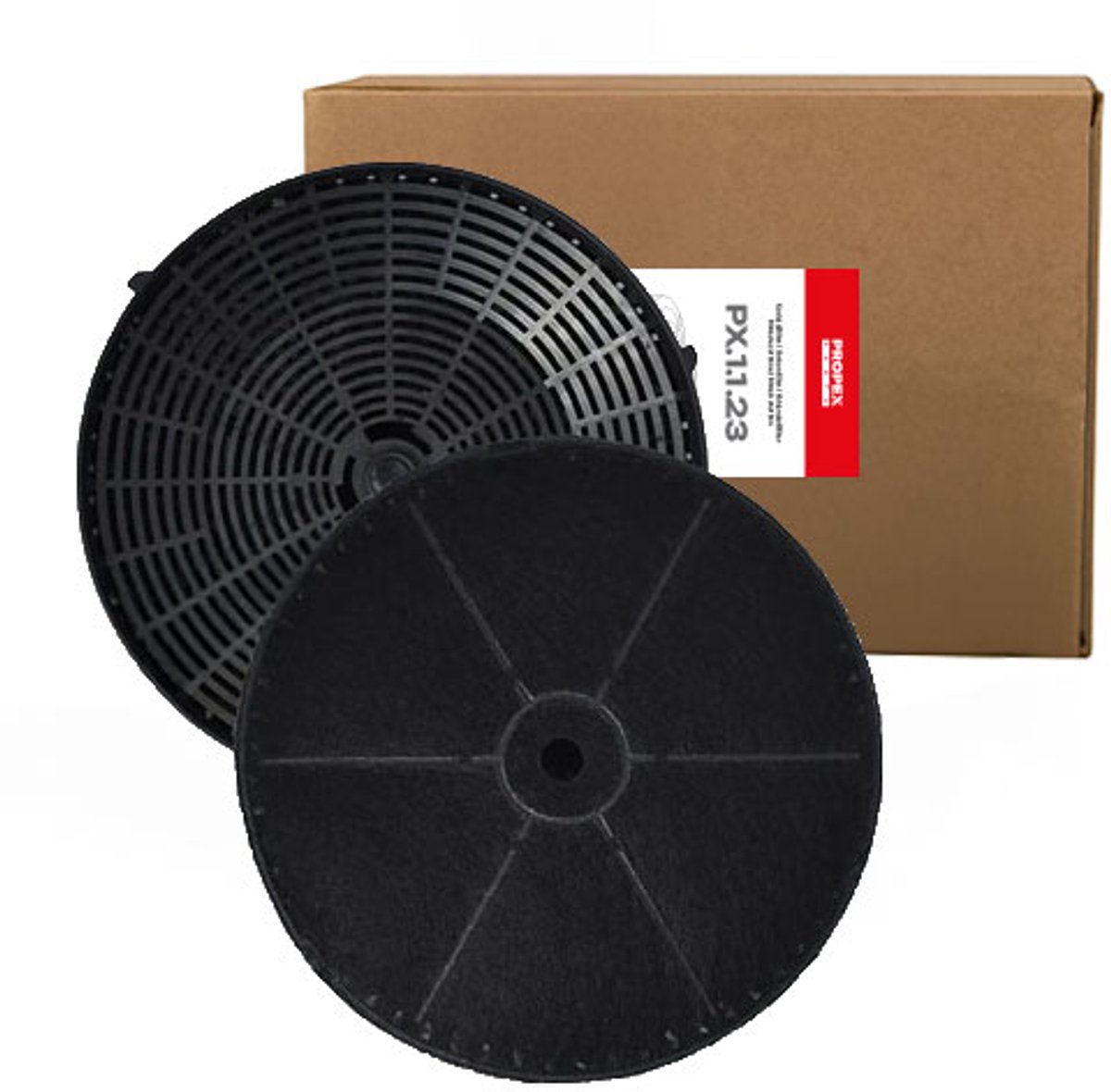 Propex Parts Koolstoffilters voor Afzuigkappen - 2 stuks - Geschikt voor ATAG, Elica model ACC924 / CFC0140343 / LZ10IMA00 / MA-CF702 - Eenvoudige Installatie