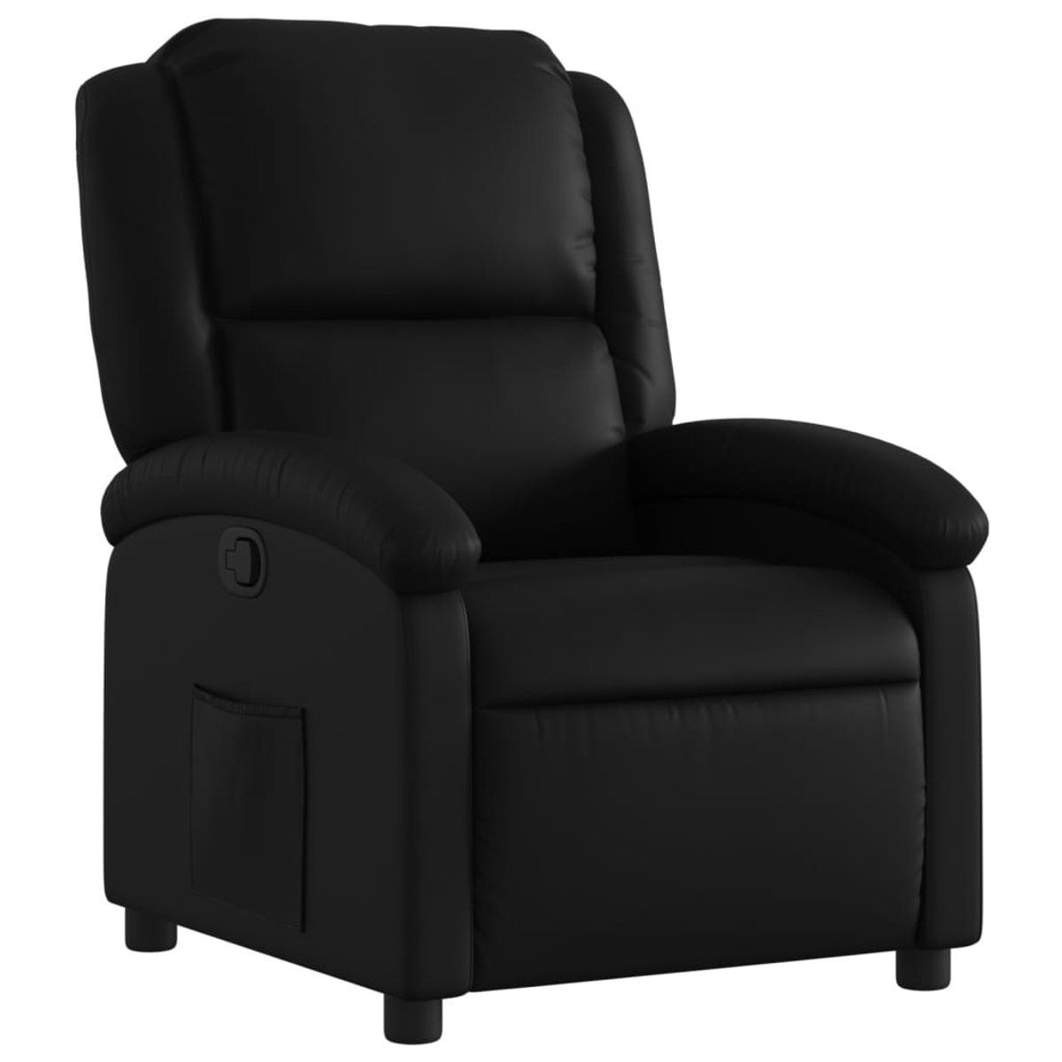 vidaXL Relaxfauteuil - zwart - kunstleer