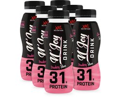 XXL Nutrition - N'Joy Protein Drink - Aardbei - Protein Drink - 6 Pack