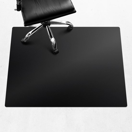 Icegrey Bureaustoelmat – Rechthoekig 140x90 Cm, Antislip, Wasbaar, Voor Hardhout En Tegels, Donkergrijs