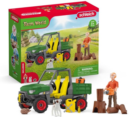 Schleich Farm World Werken in het Bos Speelset