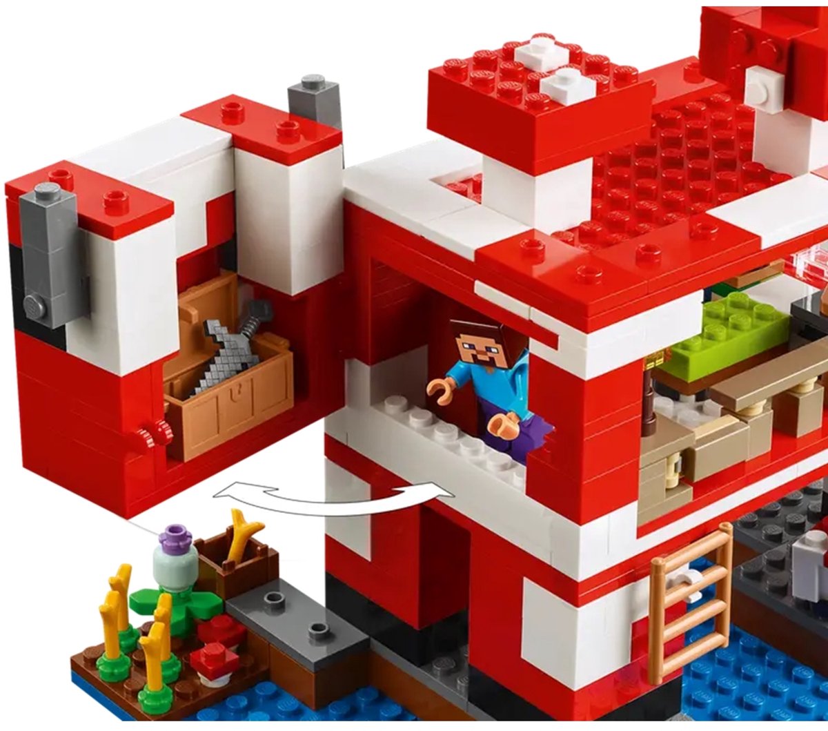 LEGO Minecraft Het Mooshroom huis - 21270 – foto 5