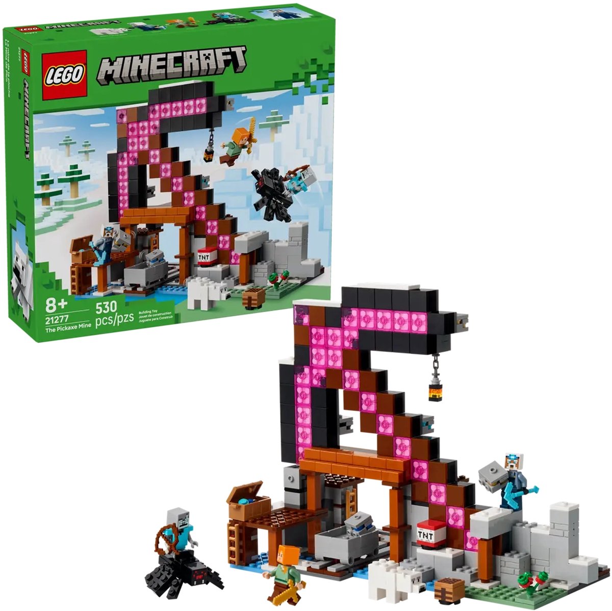 LEGO Minecraft De Pikhouweelmijn Bouwpakket voor Kinderen - 21277 — afbeelding 22