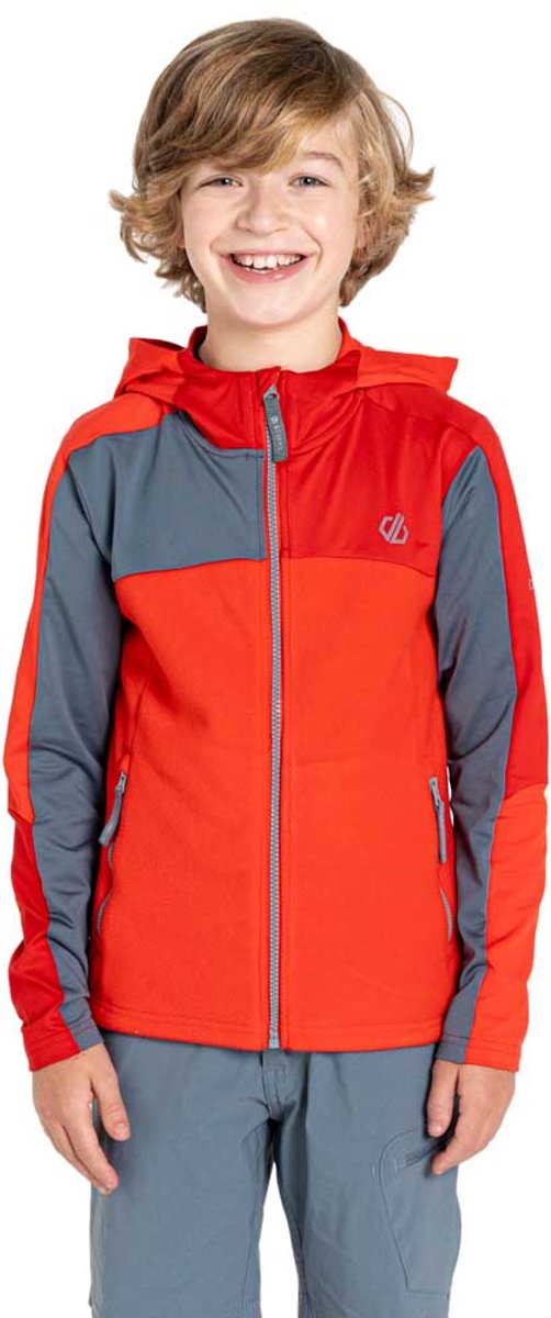 Dare2b Thriving Iv Fleece Met Volledige Rits 11-12 Years Jongens Meisjes Rood