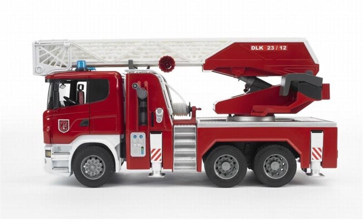 Bruder - Scania R-Serie Brandweerwagen met Waterpomp - Speelgoedauto - Schaal 1:16 — afbeelding 2
