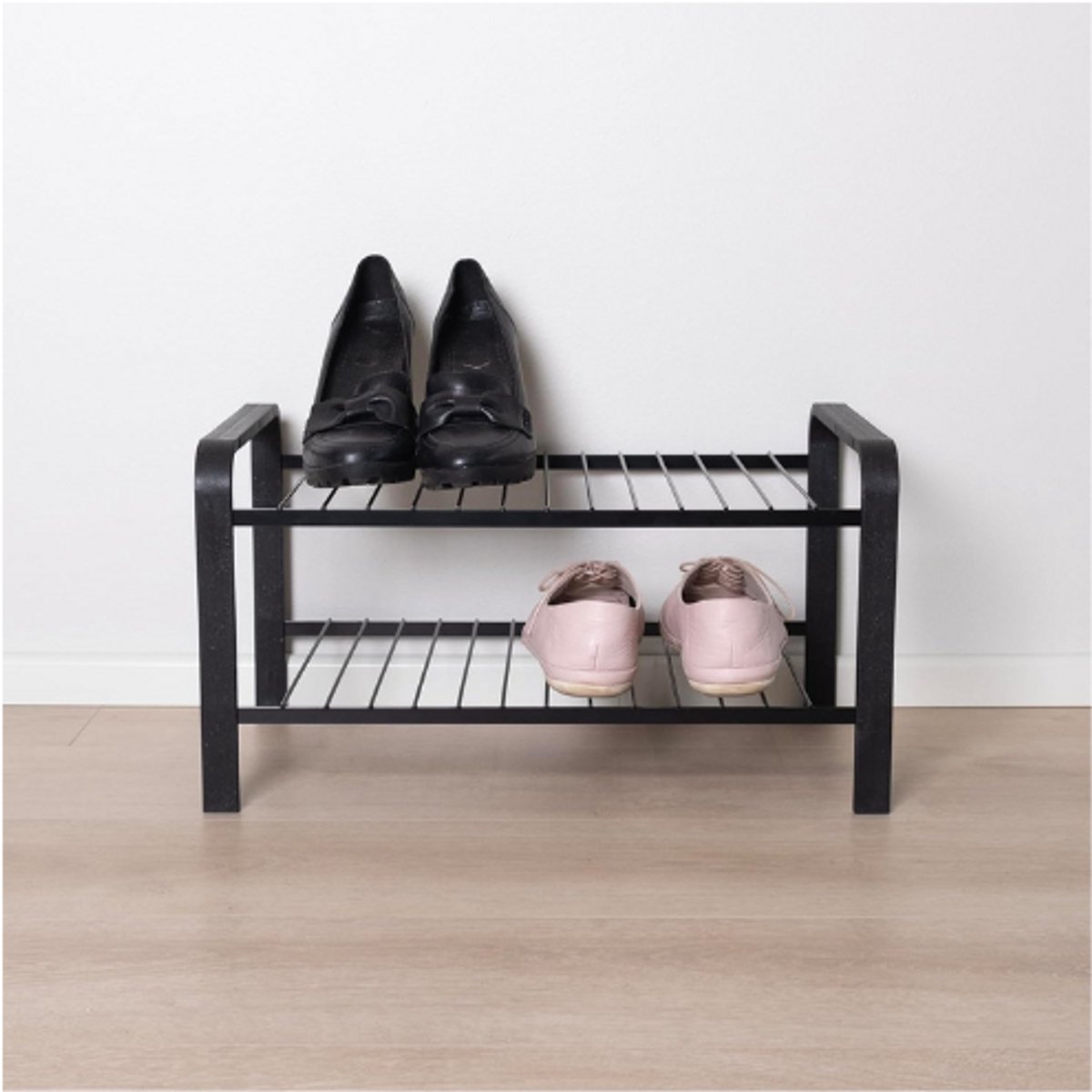 Schoenen Organizer Set Van 3 - Voor 16 Paar Schoenen - Grote Schoenendoos Met Deksel En Indeling - Handige Opbergruimte - Ruimtebesparend - Grijs