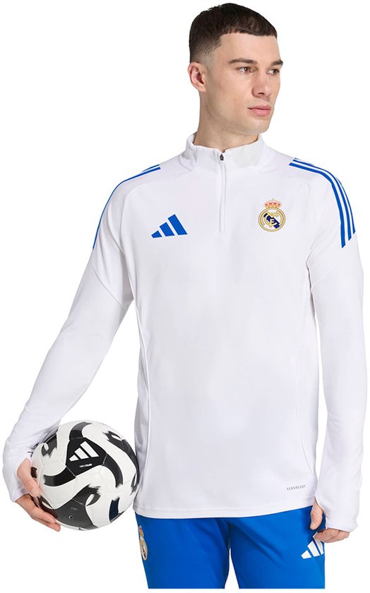 Adidas Real Madrid Tiro 25/26 Competition Training Sweatshirt Wit