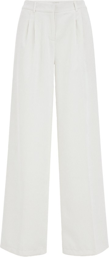 WE Fashion Dames wide leg broek van corduroy