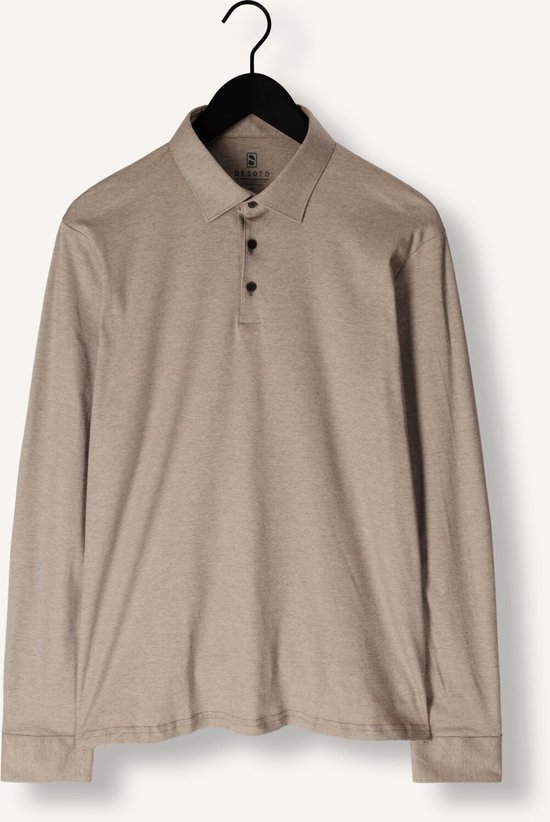 Polo Desoto Essential Kent 1/1 Polos et T-shirts Homme - Polo - Taupe - Taille M