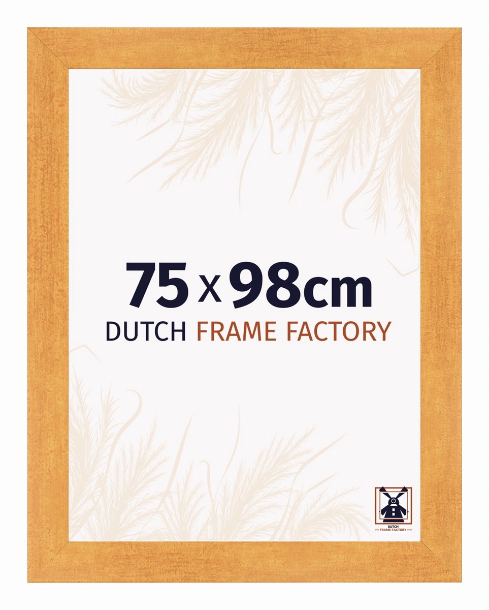 Dutch Frame Factory Fotolijst 75x98 cm - MDF - Oranje - Praag