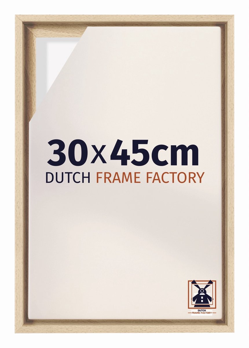 Dutch Frame Factory Baklijst 30x45 cm - Beuken - Geschikt voor Canvasdoek - MDF Baklijst Lausanne