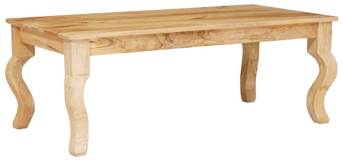vidaXL Salontafel - Bruin - 110 - x - 55 - x - 40 - cm - Massief - Mango - Hout