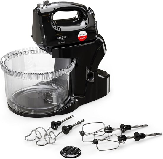 Keukenmachine met 3,3 liter mengkom, 580 W motor en 5 snelheden voor perfect deeg — afbeelding 4