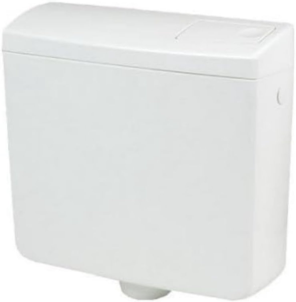 Waterbesparende wc-spoelbak met hoekventiel en Start-Stop technologie