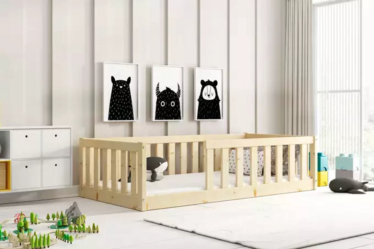 BMS - Kinderbed - 80x160 cm - Pine