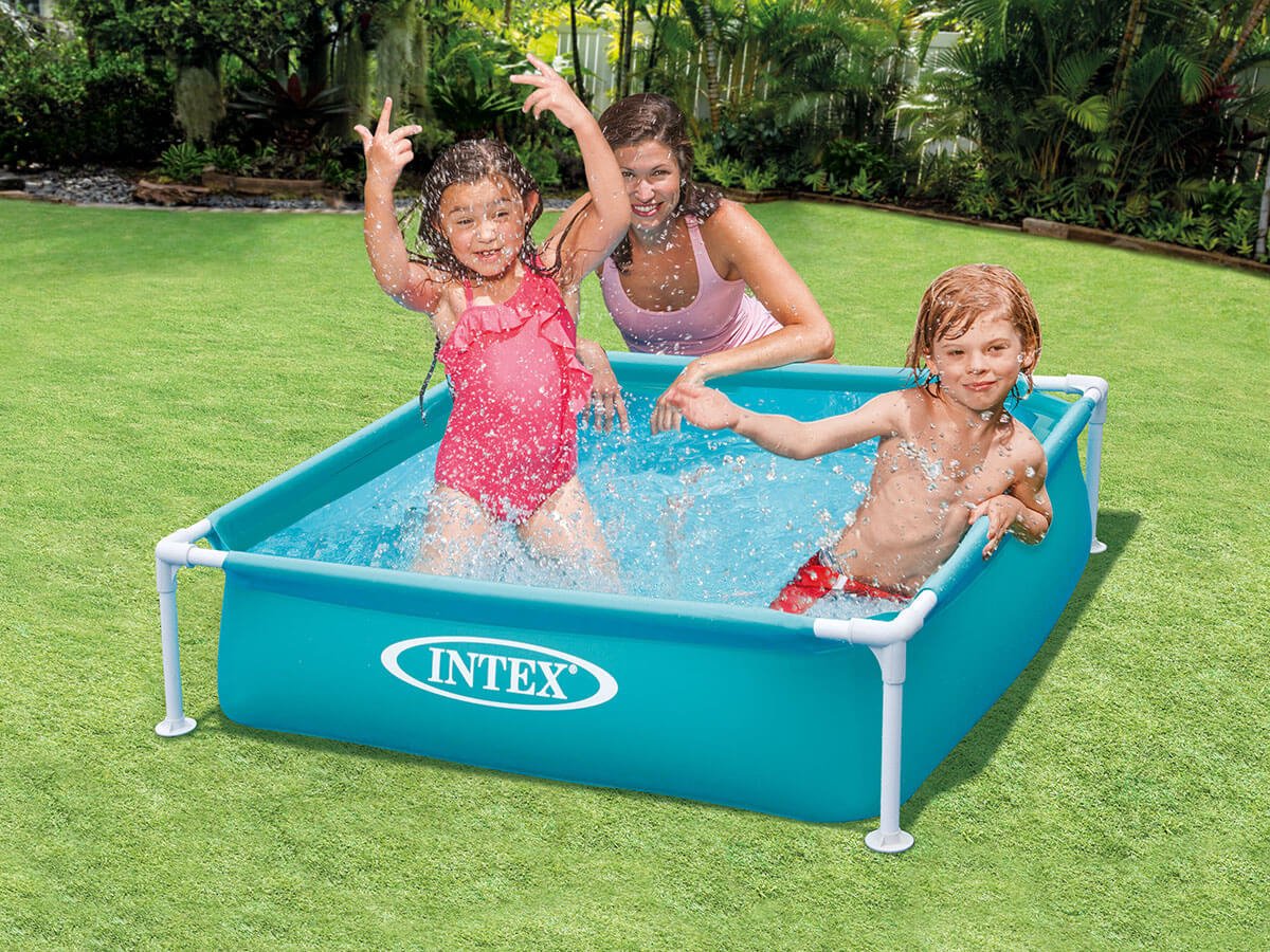 Intex Mini Frame Opzetzwembad - 122 x 122 x 30 cm — afbeelding 9