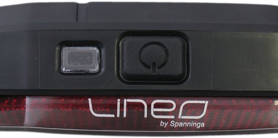 Spanninga Lineo achterlicht - batterij - 180 uur brandduur - 600 meter zicht van Spanninga — afbeelding 4