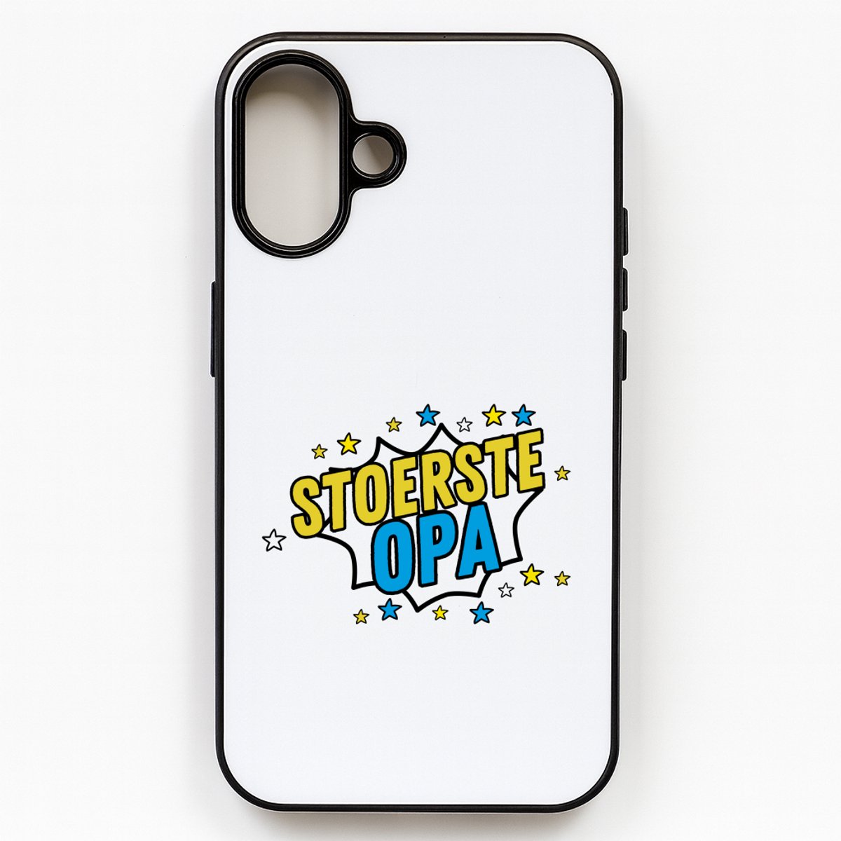 Hacebo® - Stoerste opa telefoonhoesje - Opa - beste opa - telefoonhoesjes - verjaardagscadeau - cadeau voor opa - kado - gift - hoesje geschikt voor iPhone 16