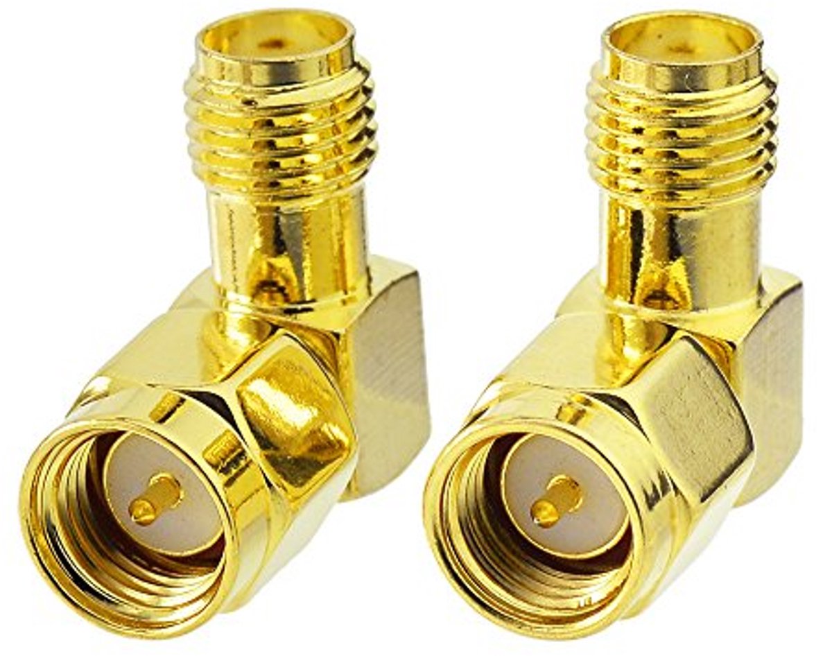4G Antenne Adapter SMA Female naar Male - 2 Stuks voor DAB Auto Antenne, UMTS, Mobiel Breedband