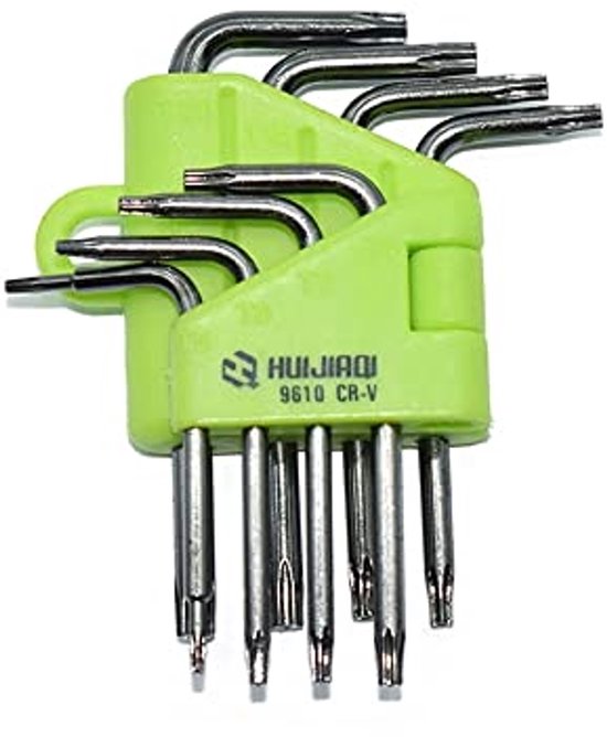 9-delige Mini Torx Hex Sleutel Set - Kleine Maat Star Wrench T5 T6 T7