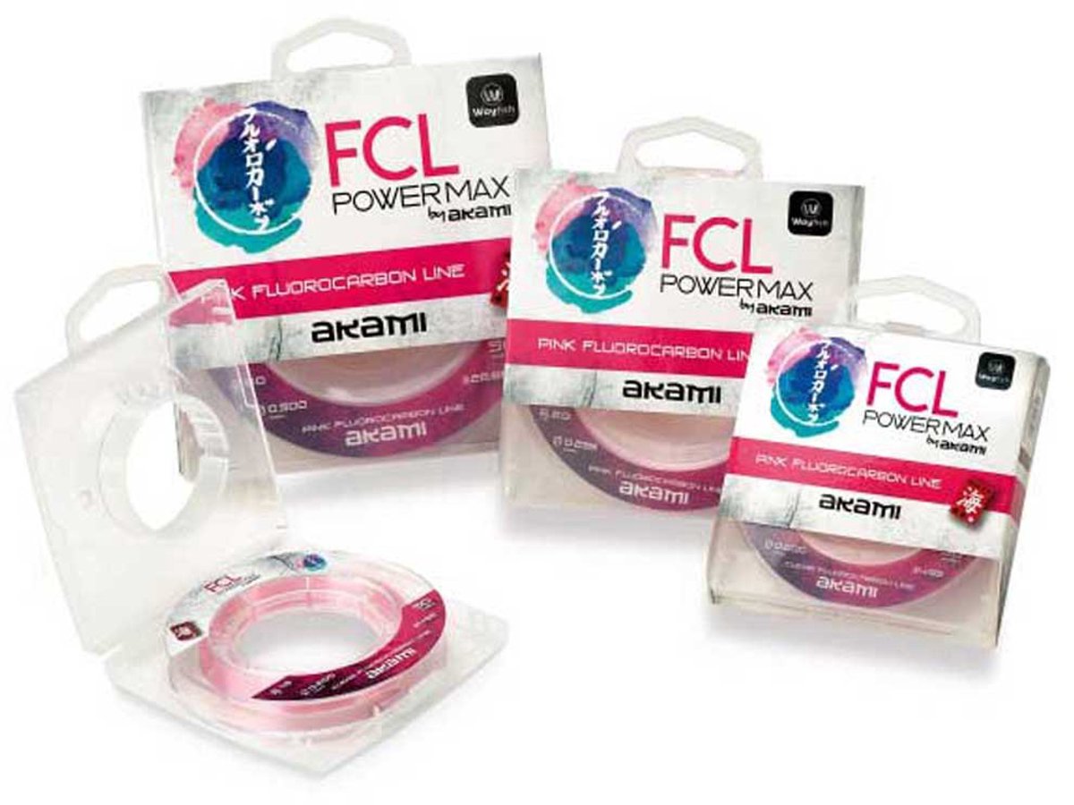 Akami Fcl Power Max 50 M Flurocarbon Roze 0.260 mm