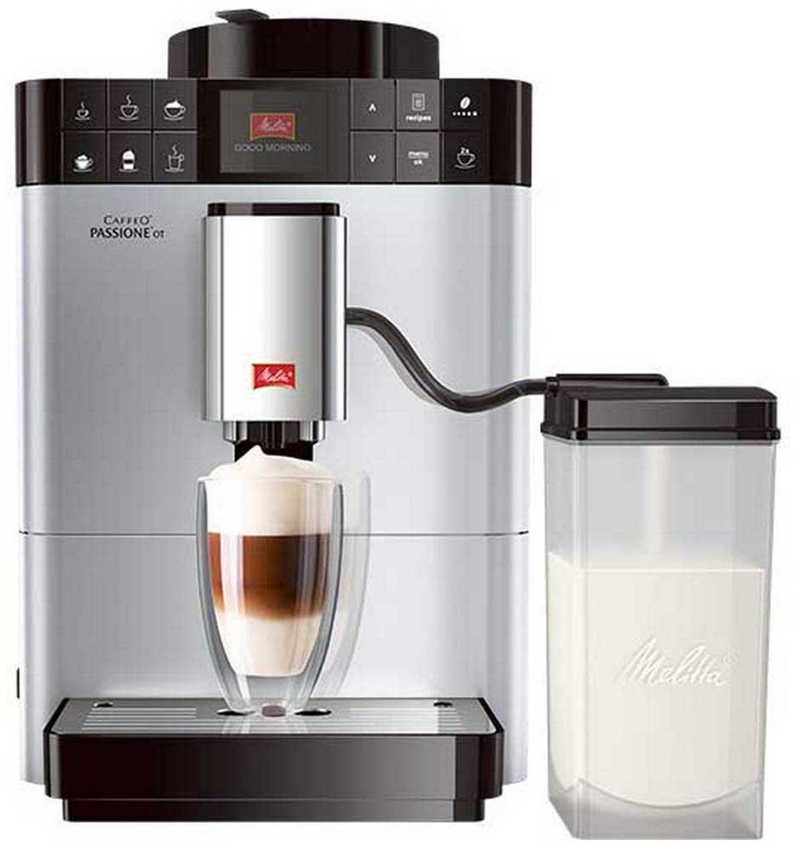 Melitta Caffeo Passione One Touch F531-101 - Espressomachine - Zilver