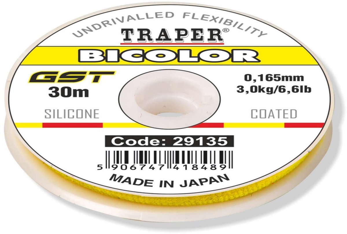 Traper Fly Gst Bicolor Vliegvissnoer 30 M Transparant 0.165 mm