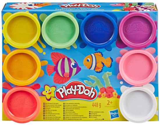 Play-Doh 8-pack verschillende kleuren assorti