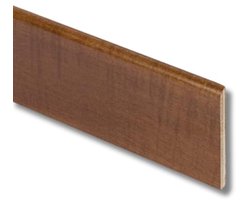 Moderne houten plint - 10 x 100 mm - Duurzaam en wasbestendig