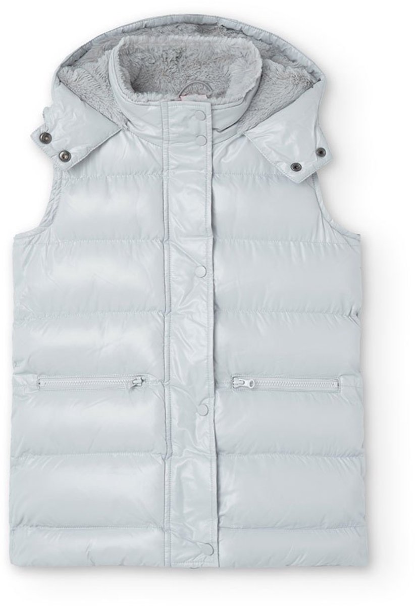Boboli Technical Fabric Vest Zilver 6 Years Meisje