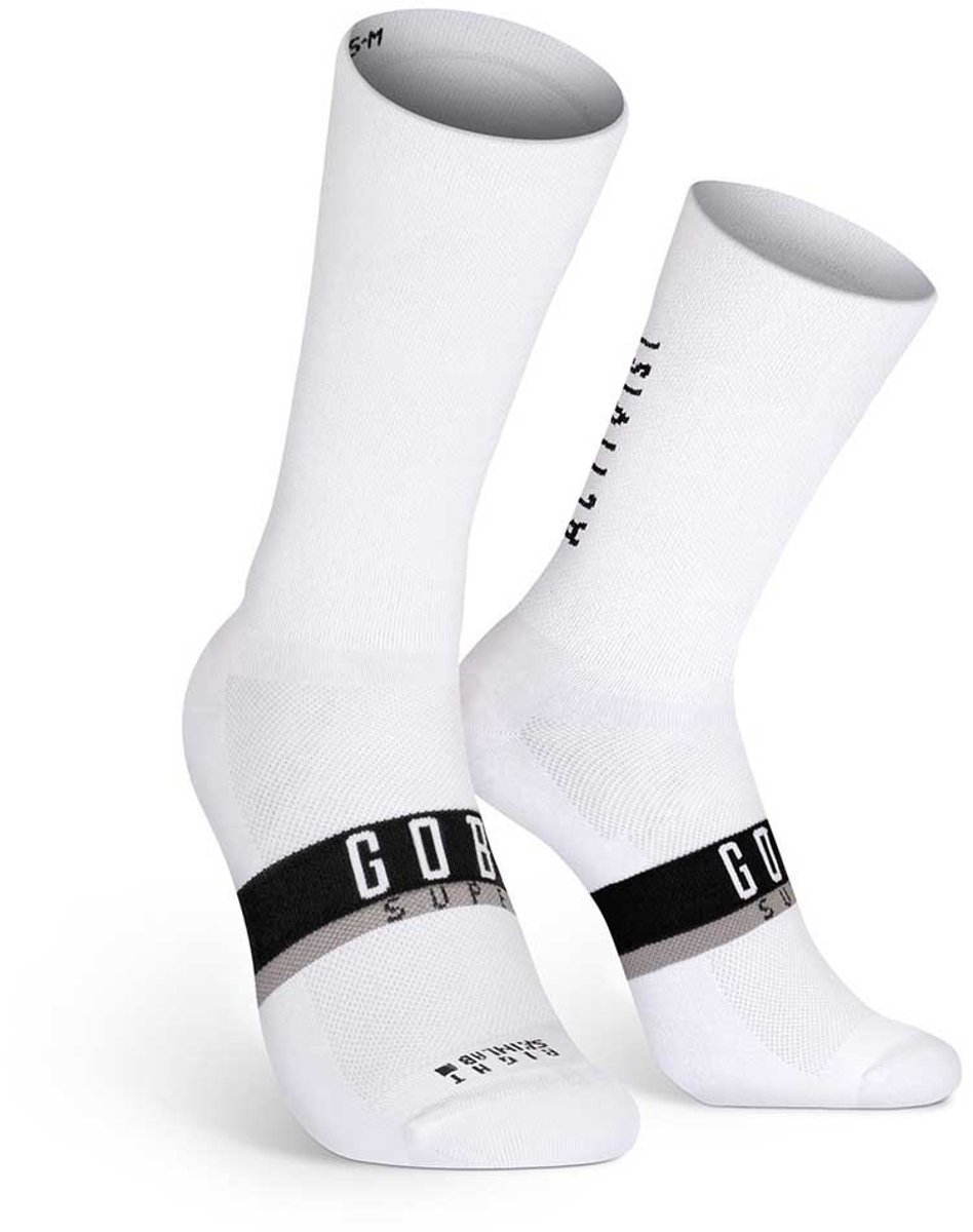 Gobik Superb Axis Extra Lange Sokken Wit EU 35-38 Man,Vrouw