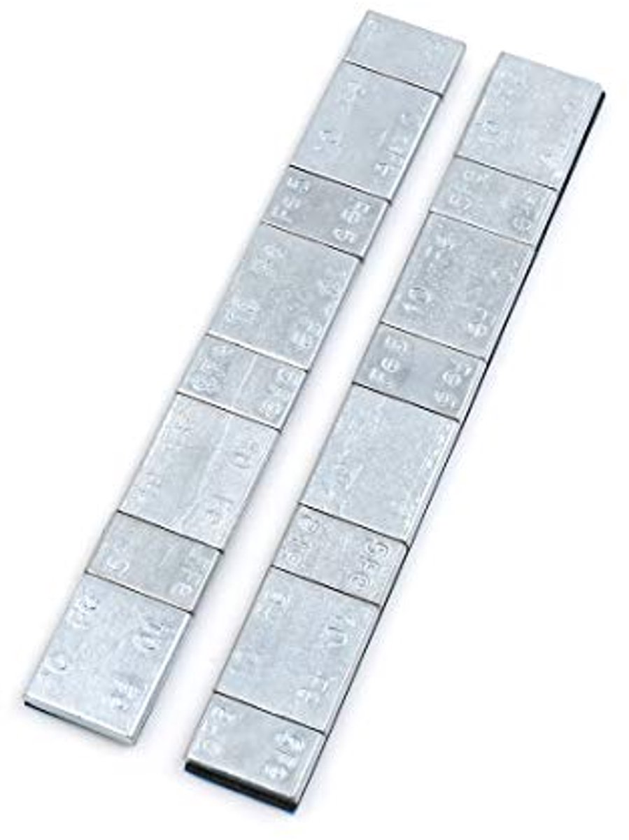 Plakgewichten strips voor motorfiets – 2 stuks 2,1 oz achterwiel 134 x 18 mm