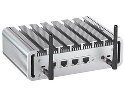 Fanless Mini PC met 4x 2.5Gbe LAN poorten, 8GB RAM en 256GB SSD - Krachtige Netwerk Appliance