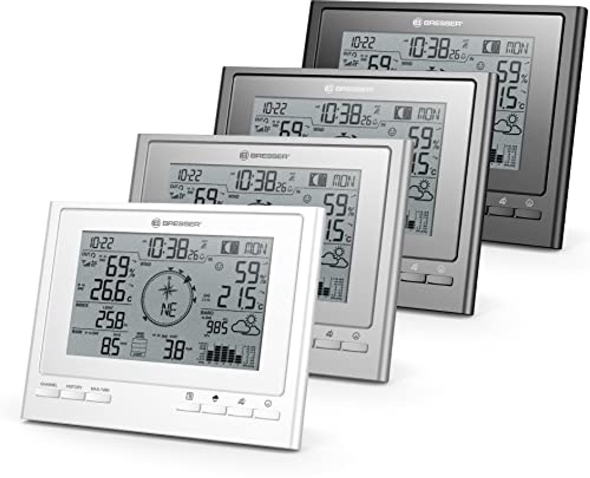 Extra basisstation voor draadloos weerstation met binnenklimaatmeting