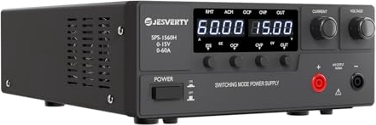 Variabele DC-laboratoriumvoeding 0-15V 0-60A 900W met Encoderknop, LED-display en OVP & OCP