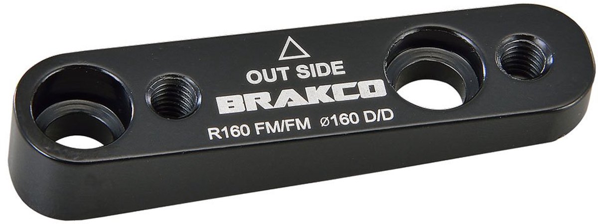 Brakco Fm-fm 140 Mm Rear 160 Mm Schijfremklauwadapter Zilver