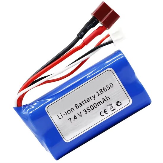 Yangers Lot de 2 Batteries Rechargeables Li-ION 7.4V 2000mAh 2S 20C T connecteur Femelle avec
