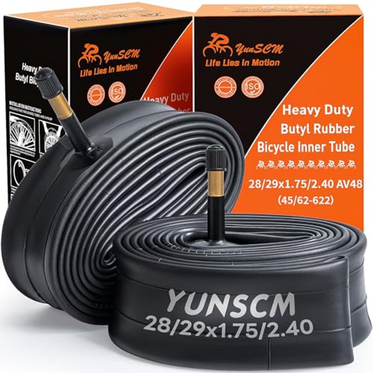 2 Stuks Verdikte Fietsbinnenband 28/29 Inch - Compatibel met Verschillende Maten