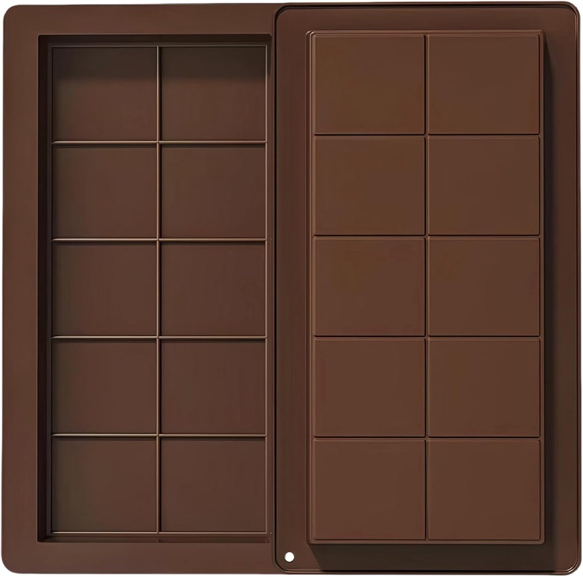 2 stuks diep chocolade sticks - anti-aanbak bakvormen voor nougat en chocolade - magnetron, oven en vaatwasser - 2 stuks