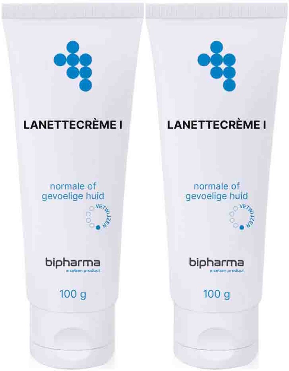 Bipharma Lanettecreme I - 2 x 100 gr - Voordeelverpakking