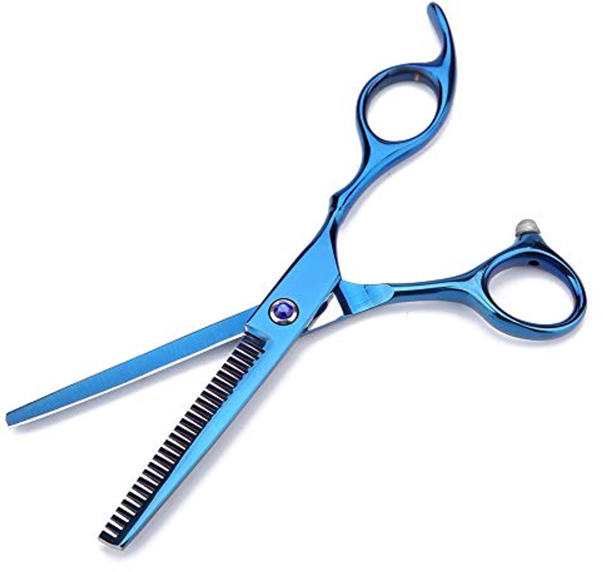 Professionele haarknipset voor honden - Scharen, kam en verzorgingsdoek - Blauw