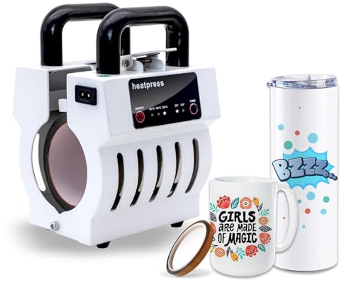 Mini Mokkenpers Machine voor Sublimatie - Geschikt voor 10 tot 15 oz Mok
