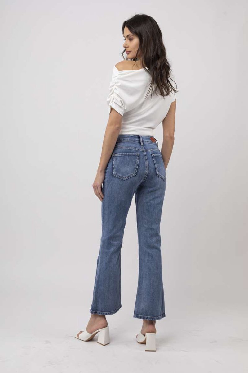 Toxik3 - Flared cropped jeans