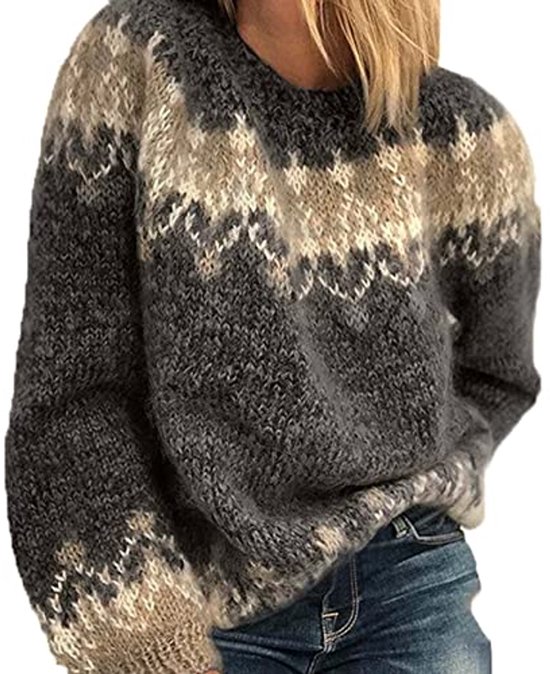 Cuptacc Elegante damestrui met lange mouwen en V-hals voor de herfst, warm en casual sweatshirt, Wit., S