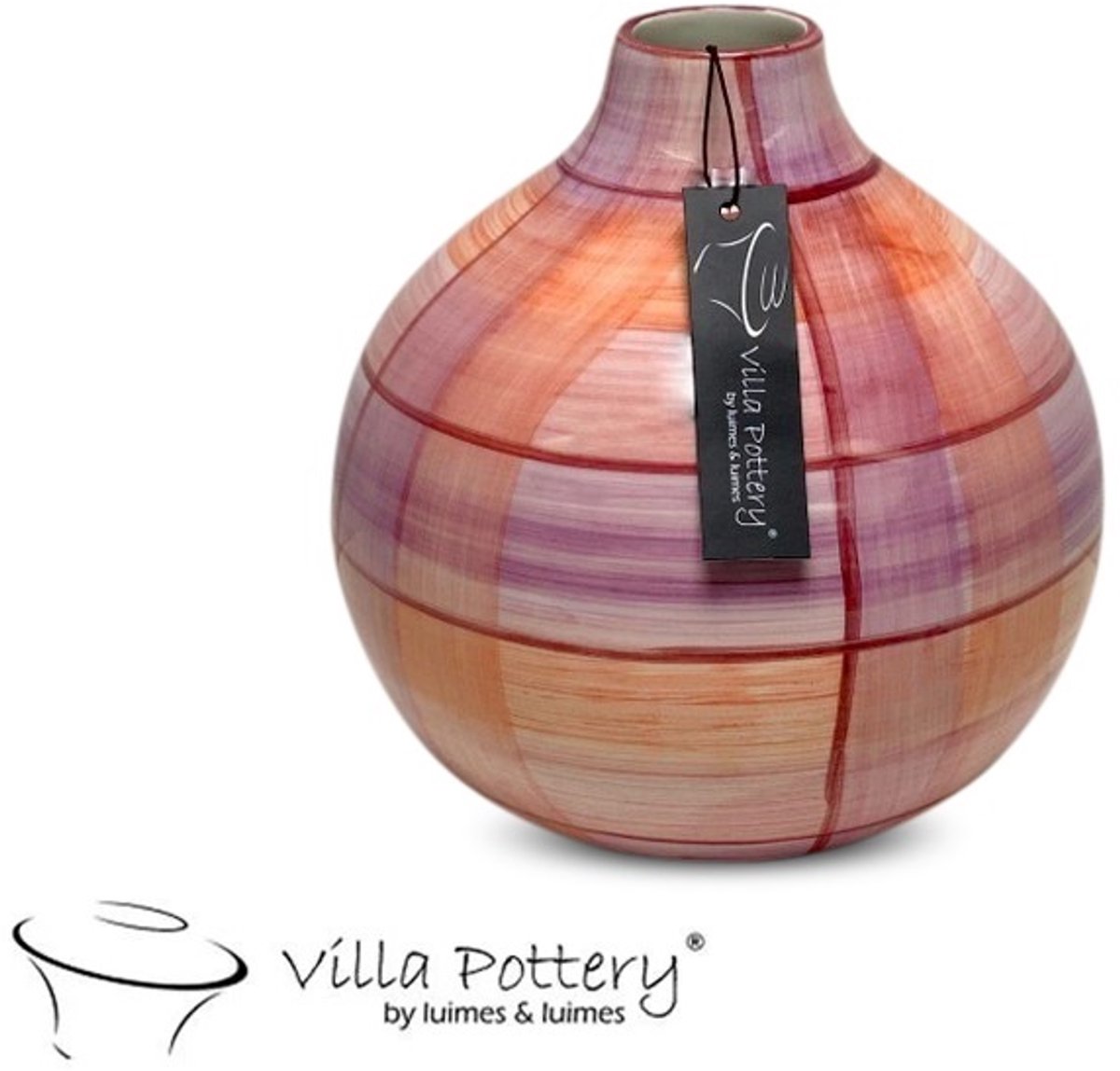 Villa Pottery Deauville Vaas H20 x oranje
